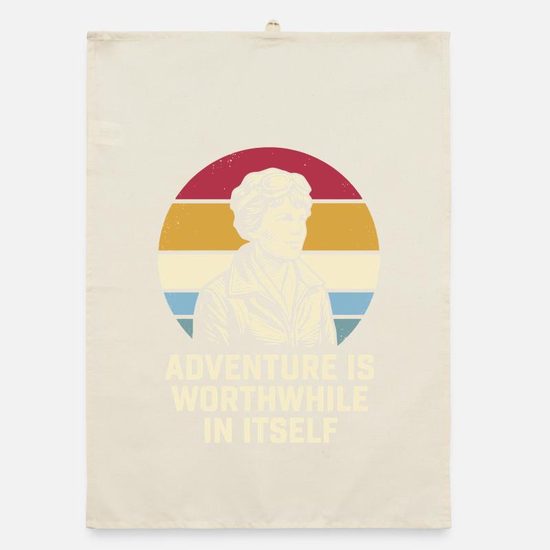 Amelia Earhart L’aventure en vaut la peine Torchon bio