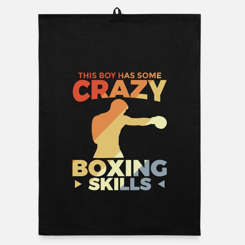 Ce garçon a des talents de boxe incroyables Torchon bio