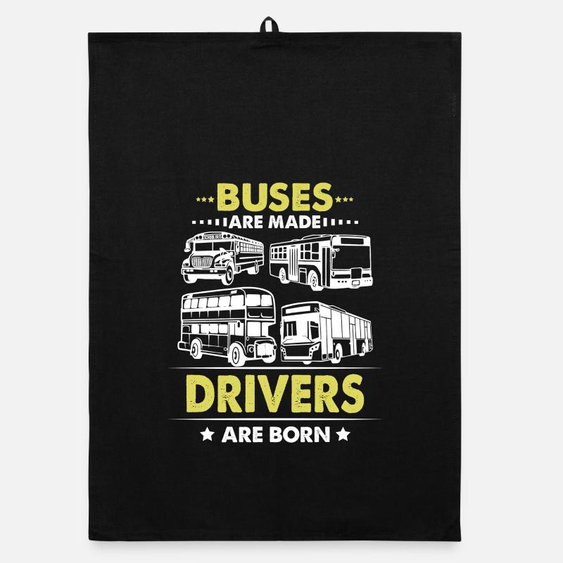 Busfahrer Schulbusfahrer Doppeldecker-Buspub Organic Geschirrtuch