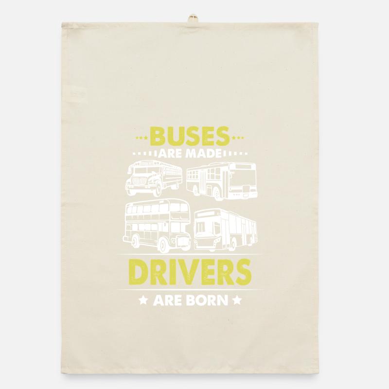 Bus Driver School Bus Driver Double Decker Bus Pub Organic dish towel