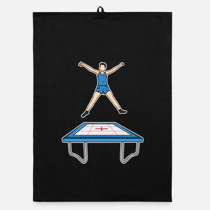 Drôle de Trampoline Kid Torchon bio