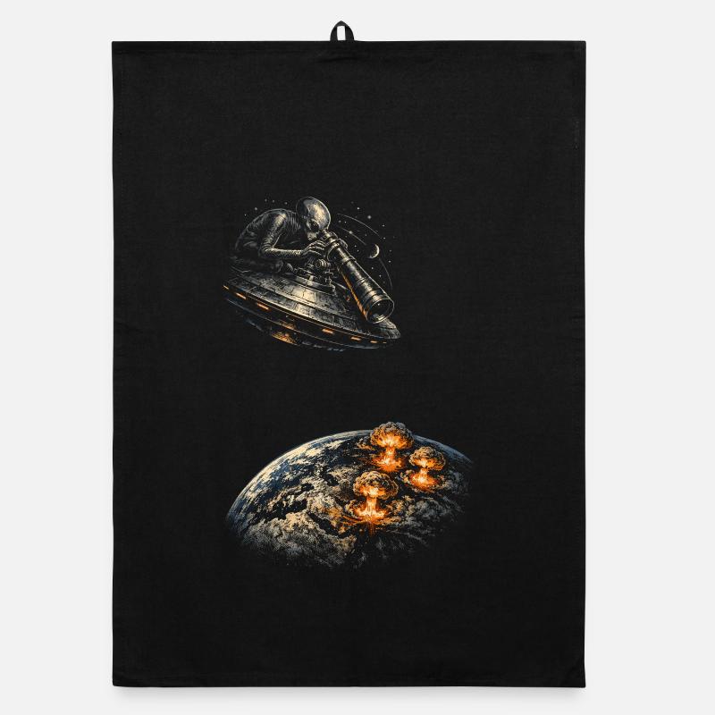 Astronomy Astronomer Organic dish towel