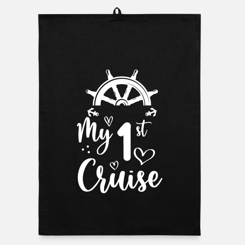 My 1st Cruise Organic dish towel