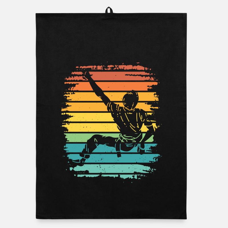 Boulderer Boulder Bouldern Organic Geschirrtuch