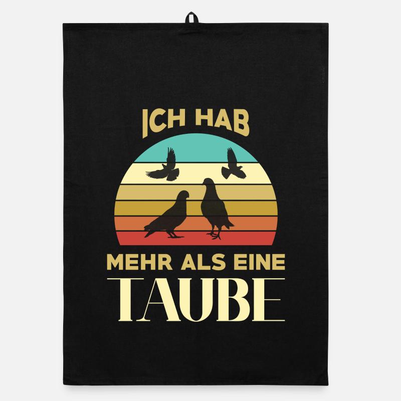 Taubenzüchter Taube Taubenzucht Spruch Brieftaube Organic Geschirrtuch