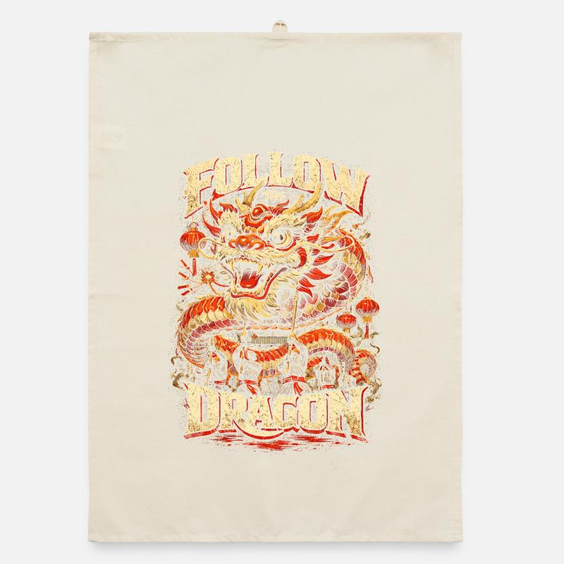 Danse du Dragon Drachentanz Torchon bio