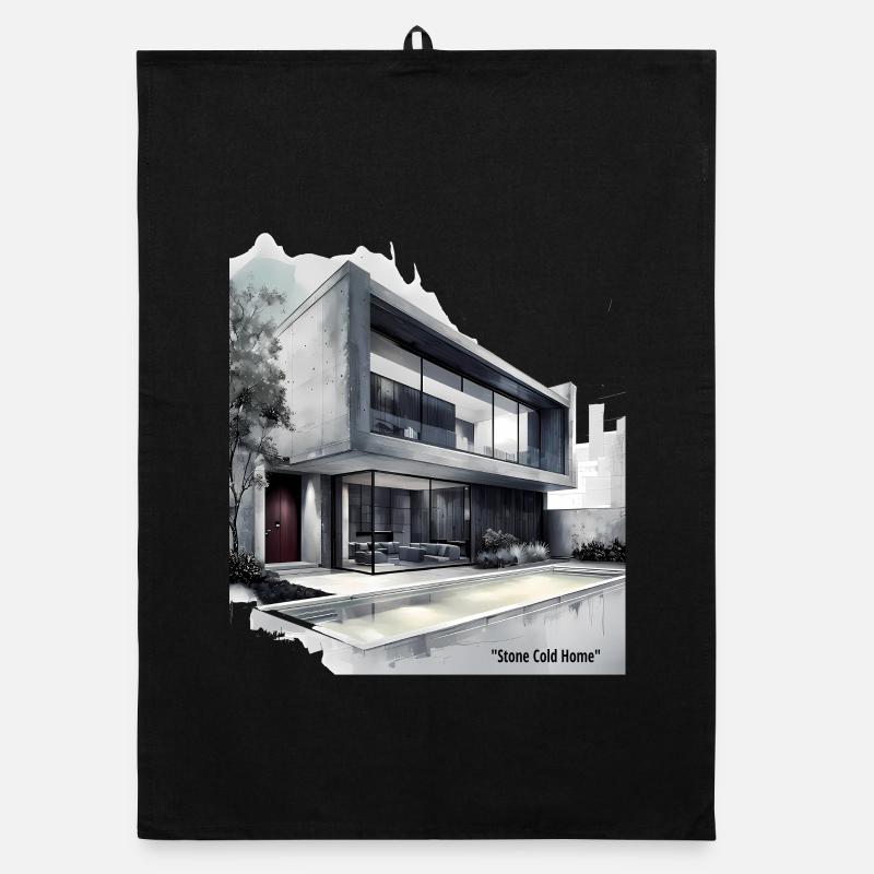 Stone Cold Modern Home Organic Geschirrtuch