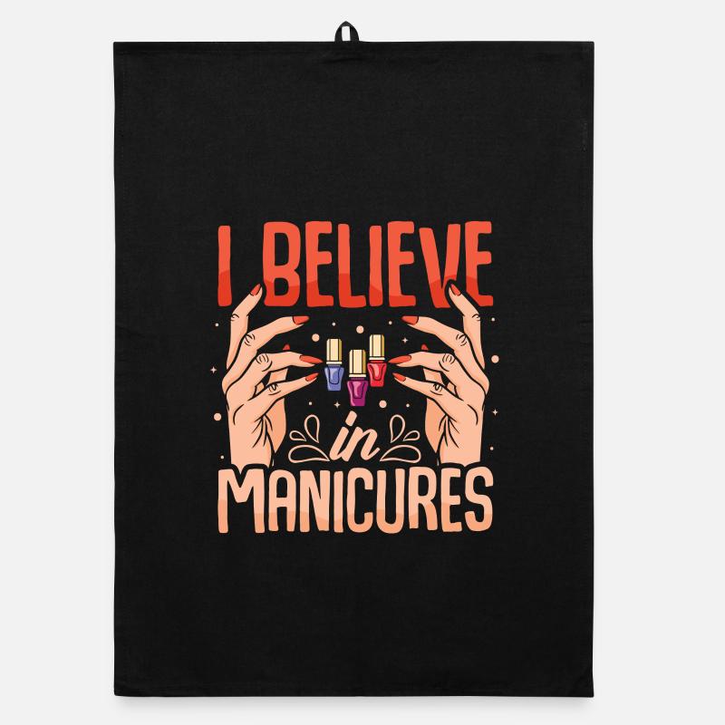 Designer de manucures Salon de manucure cosmétiques Torchon bio