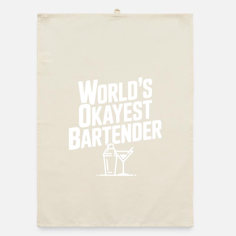 Barman le plus correct du monde Torchon bio
