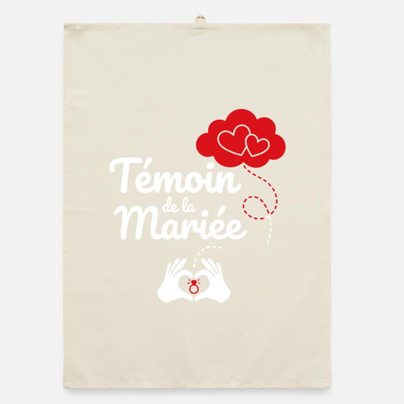 Témoin de la Mariée  Torchon bio