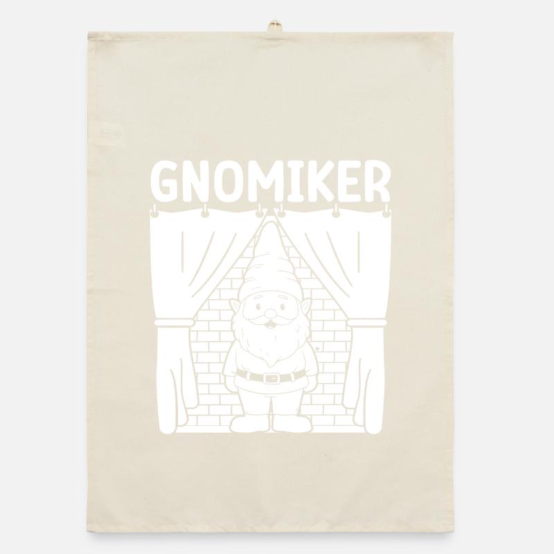 Dwarves Motif Gnome Dwarf Organic dish towel