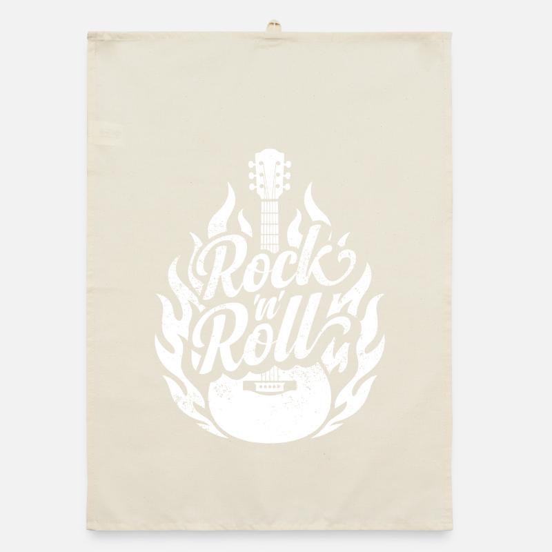 Rock 'n' Roll Organic Geschirrtuch