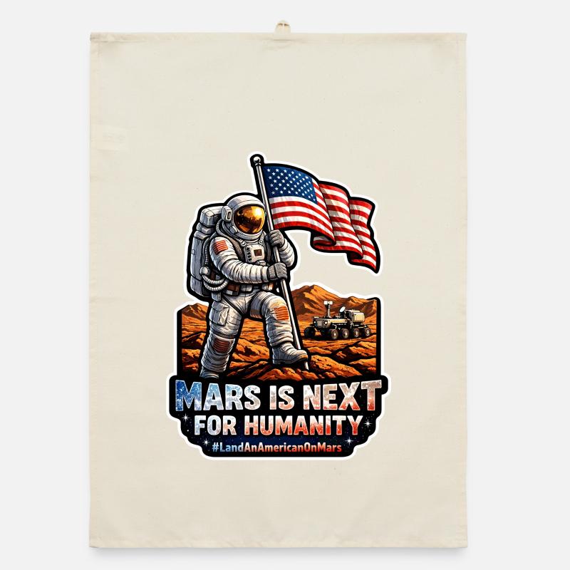 Let's go to Mars. Mars exploration mission Organic dish towel