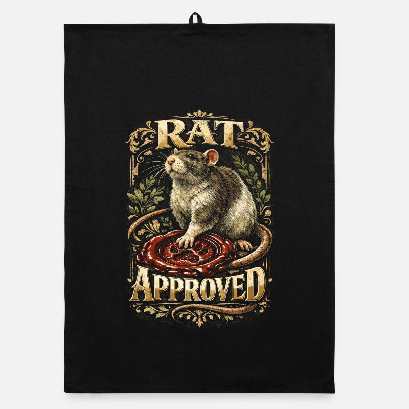 Rat de couleur Rat de couleur approuvé par les grands rats de maison Torchon bio