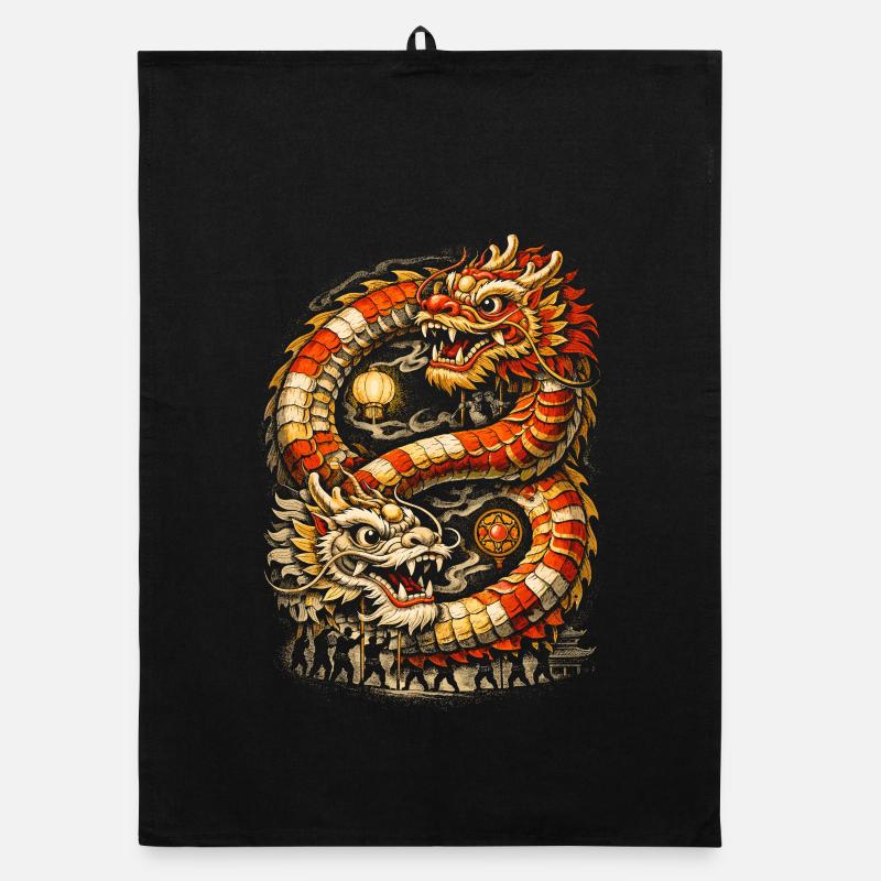 Danse du Dragon Drachentanz Torchon bio
