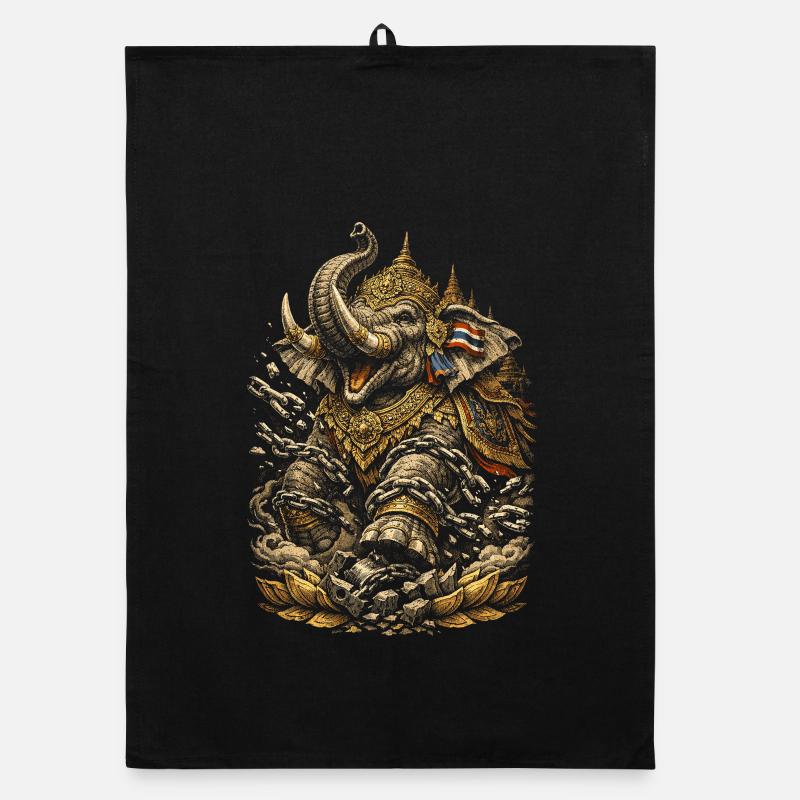 Thailand Thai Pride Elephant Organic dish towel