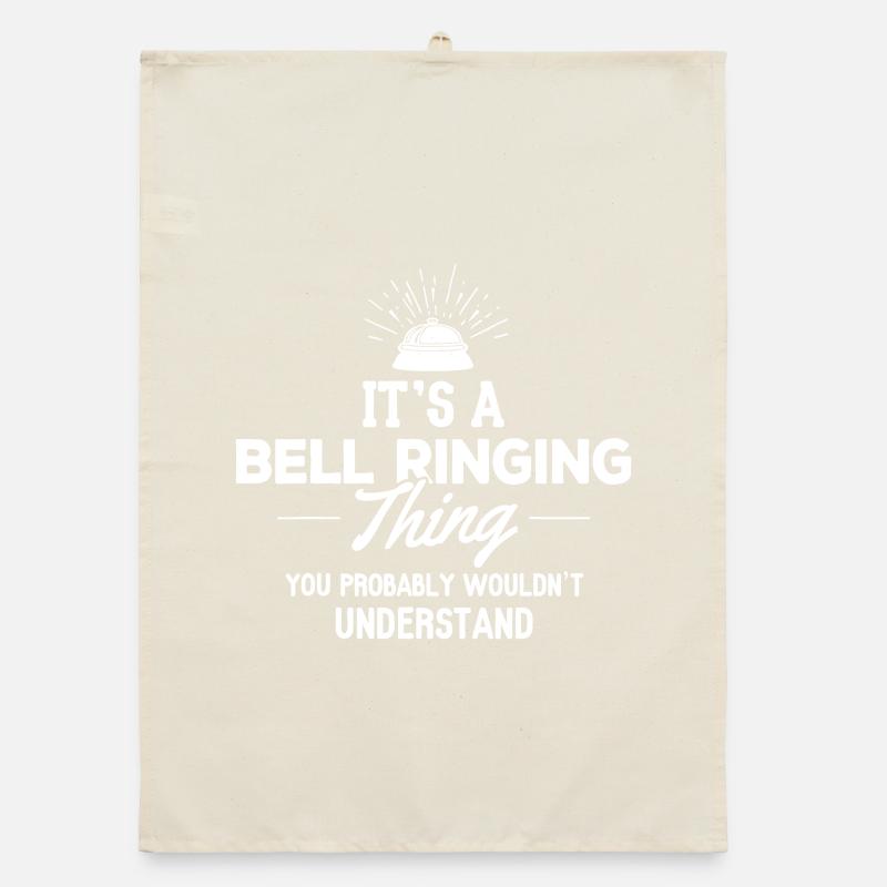Bell Ringing Thing Tee Organic dish towel