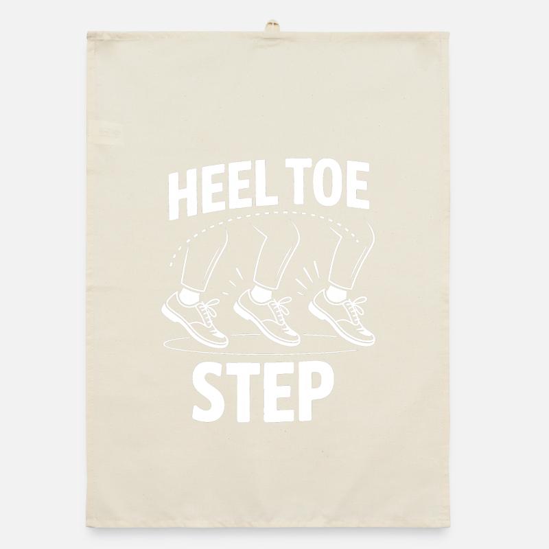 Danseuse de claquettes Heel Toe Toe Torchon bio