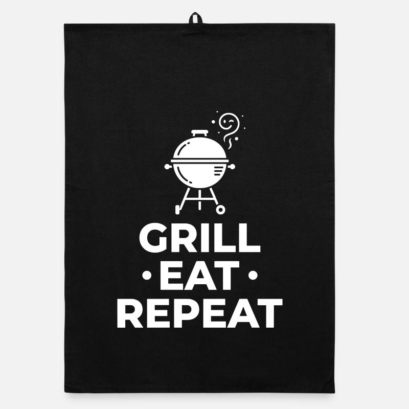 Grill Eat Repeat – Le must-have pour les maîtres du grill Torchon bio