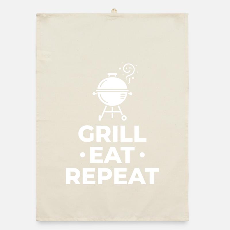Grill Eat Repeat – The must-have for grill masters Organic dish towel