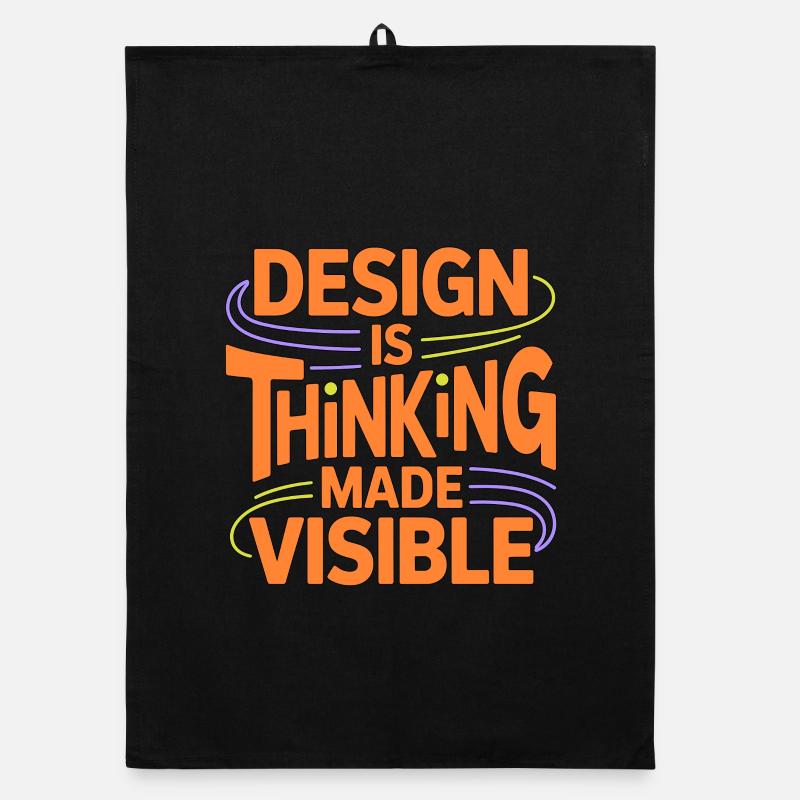 Designer Éducateur Design est Thinking Art Educator Torchon bio