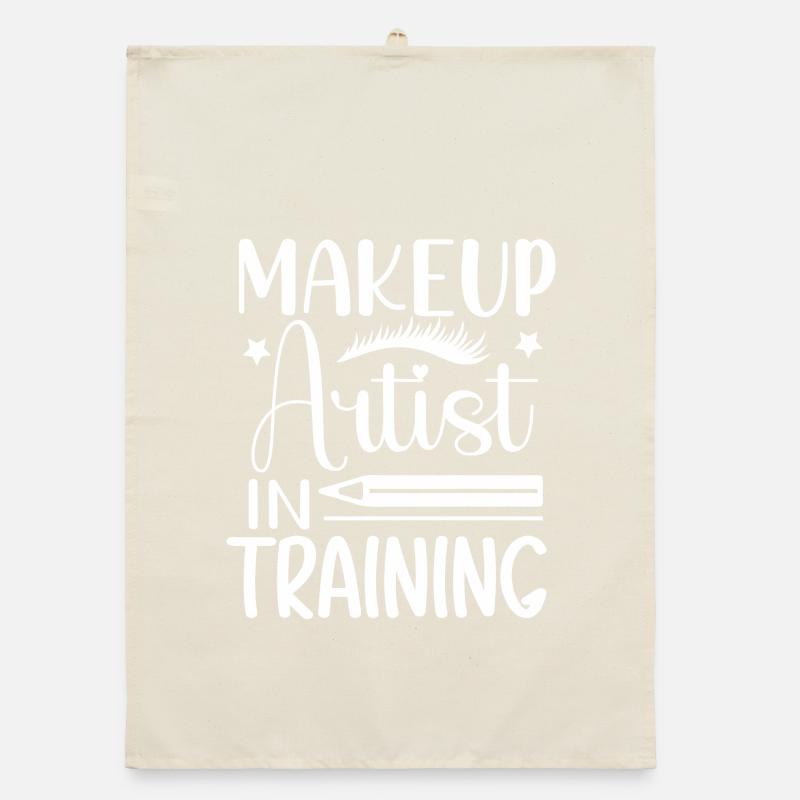 Makeup Artist in Training Organic dish towel