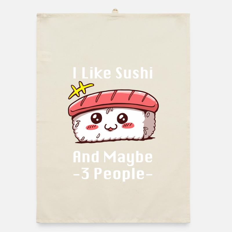 Sushi Meme Charm Organic dish towel