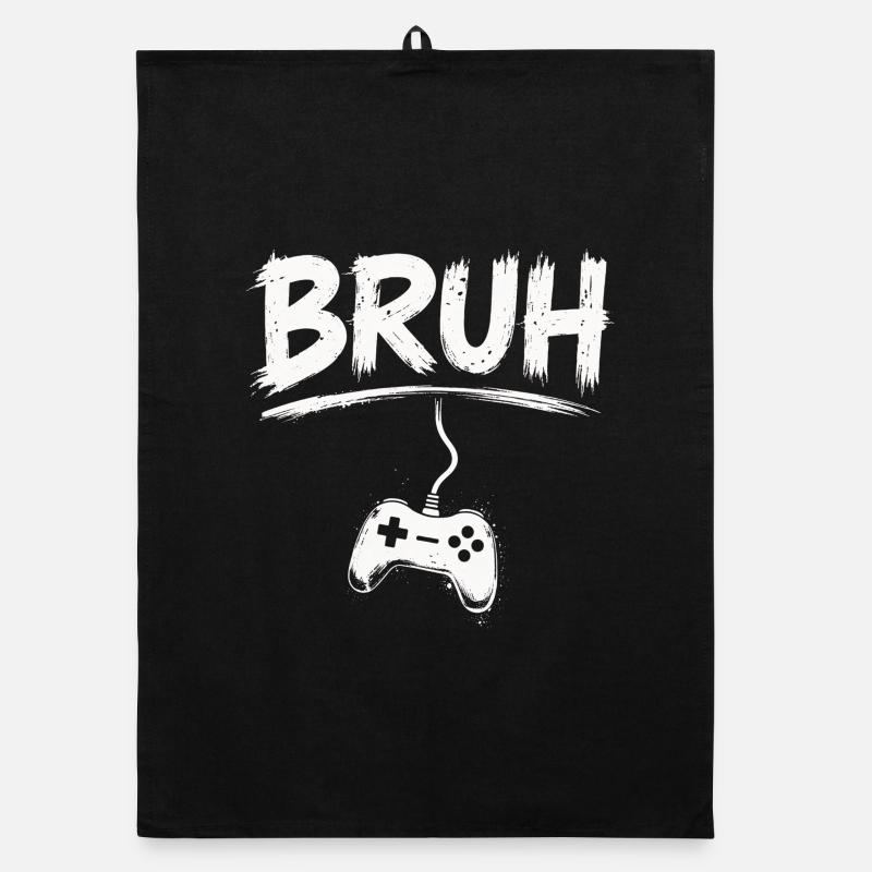 Splash de manette de jeu BRUH Torchon bio