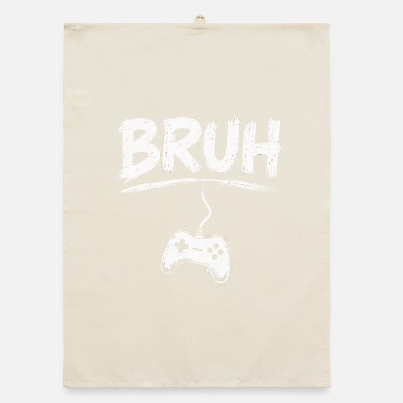 BRUH Gaming Controller Splash Organic Geschirrtuch