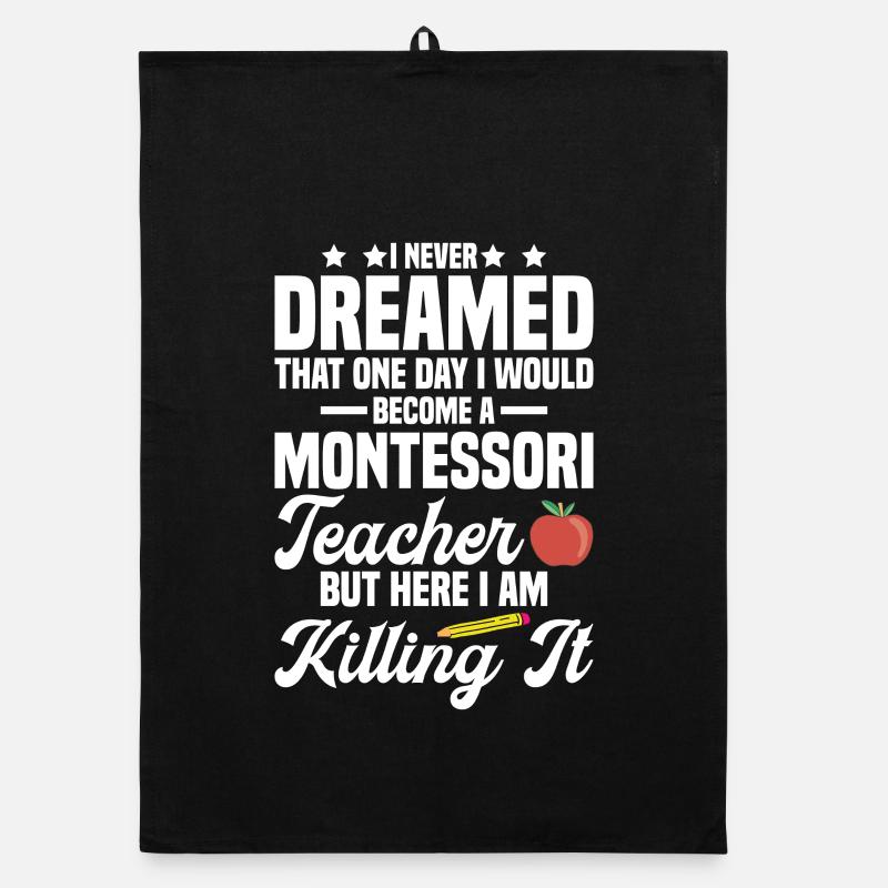 Montessori-Lehrermethode Montessori-Bildung Montessori Organic Geschirrtuch