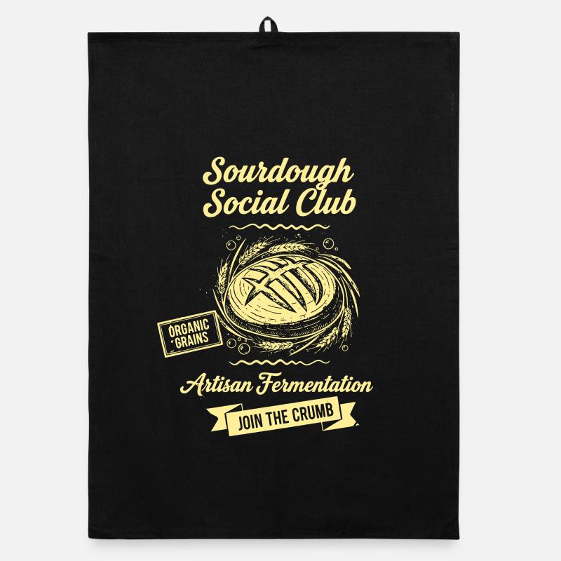 Sourdough Social Club Bread Baking Baker Starter Organic dish towel