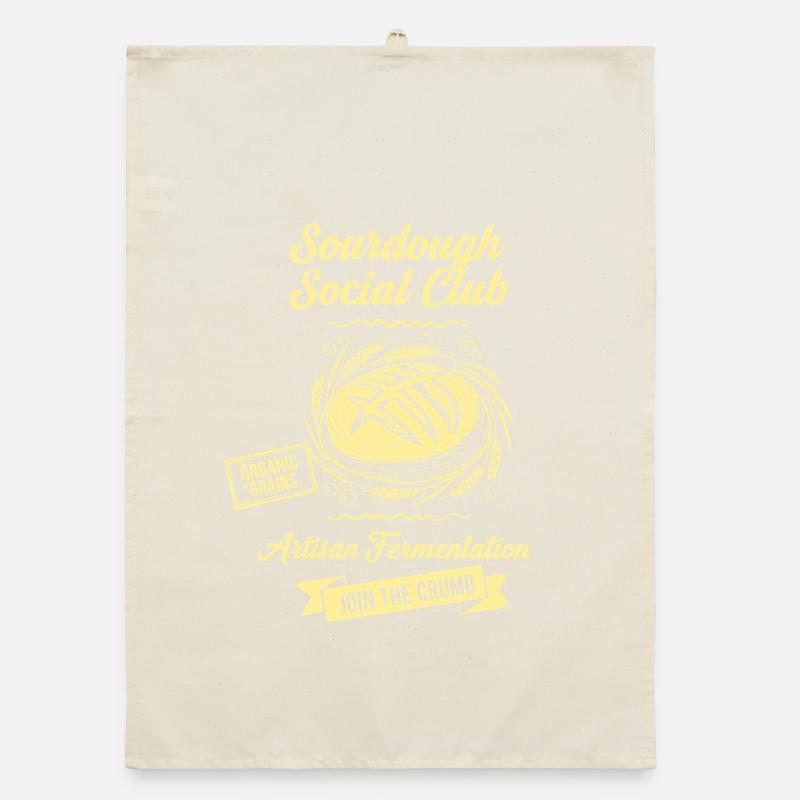 Sourdough Social Club Bread Baking Baker Starter Organic dish towel
