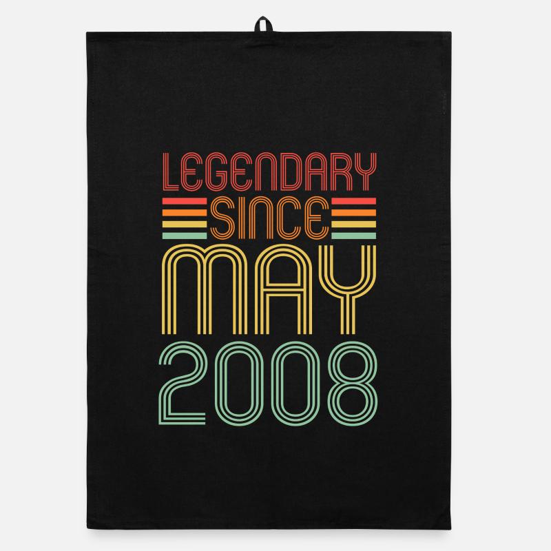 Legendary since May 2008, Geburtstag Organic Geschirrtuch