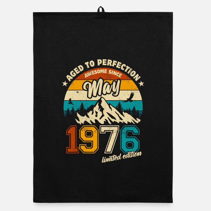 Awesome since May 1976 | Geburtstag | Geschenk Organic Geschirrtuch