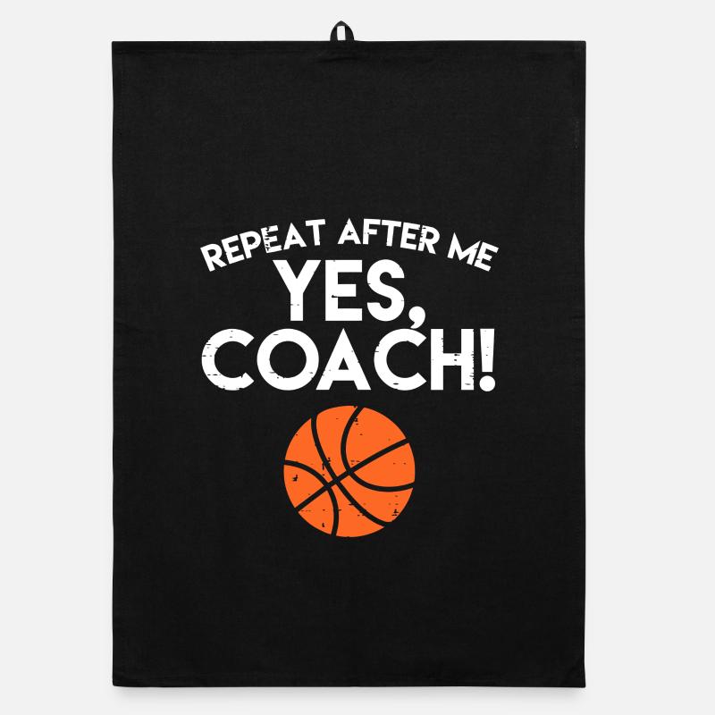Hymne de basket Yes Coach Torchon bio