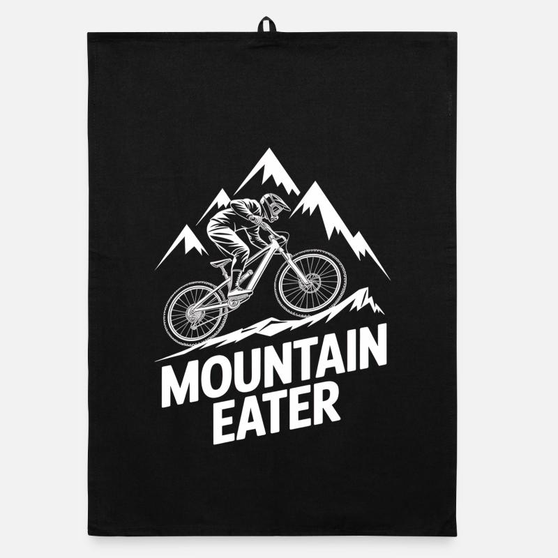 VTT, Descente, Action du cyclisme Torchon bio