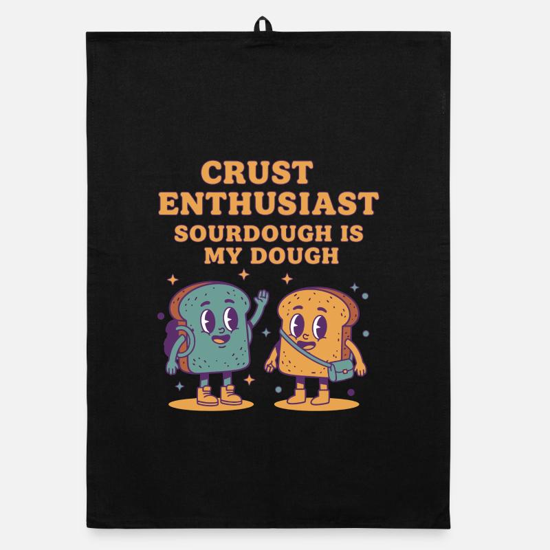 sourdough Baking Crust Enthusiast Sourdough Organic dish towel