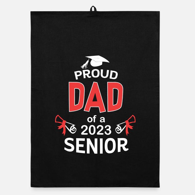 Proud Dad 2023 Senior Organic dish towel