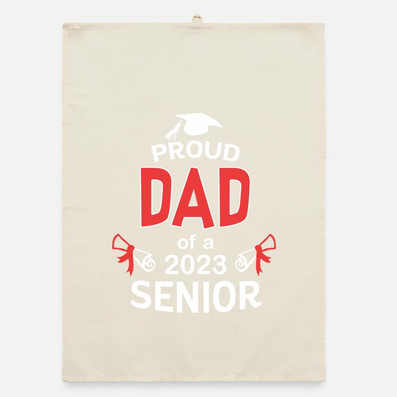 Proud Dad 2023 Senior Organic dish towel