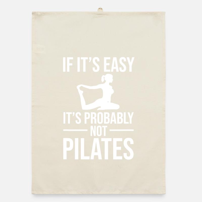 Not Pilates: If It's Easy Organic dish towel