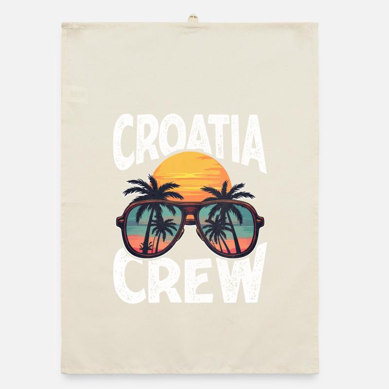 Croatia Crew Organic Geschirrtuch