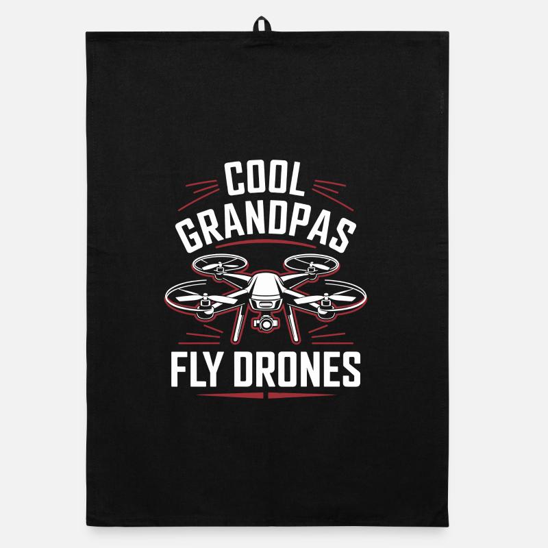 Cool Grandpas Fly Drones Coole Opas Als Organic dish towel