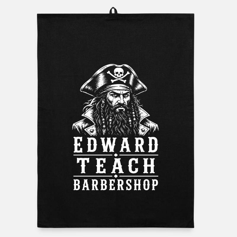 Edward Teach Barbier Pirate Barber Vintage Torchon bio
