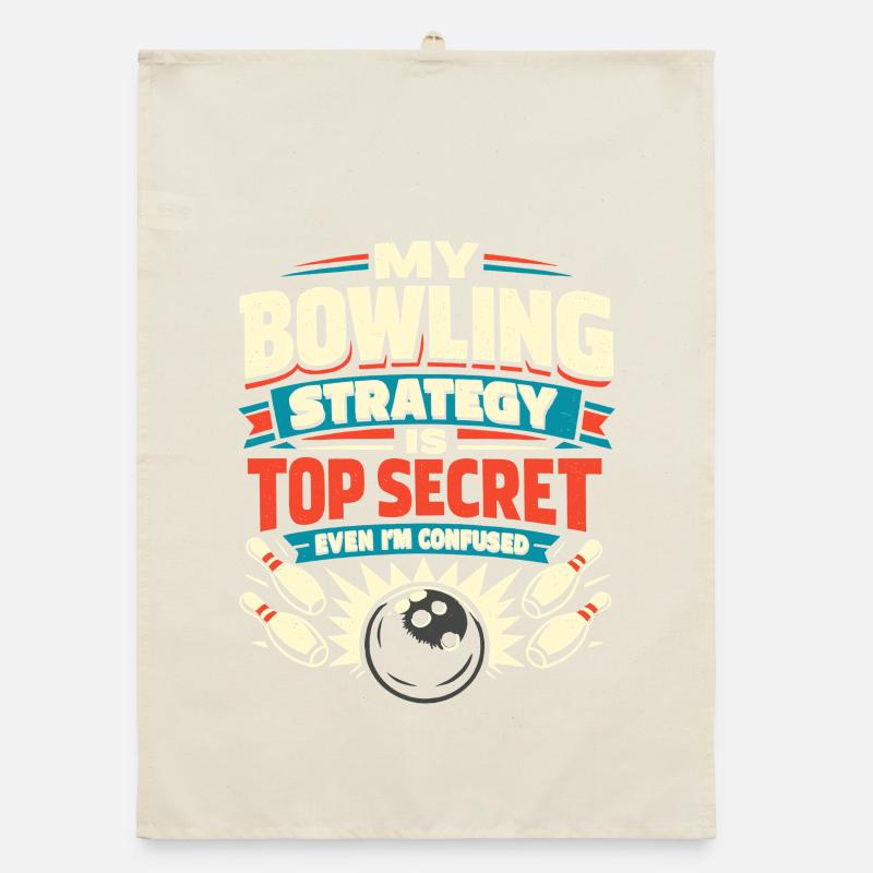 Bowling Strategy Organic dish towel