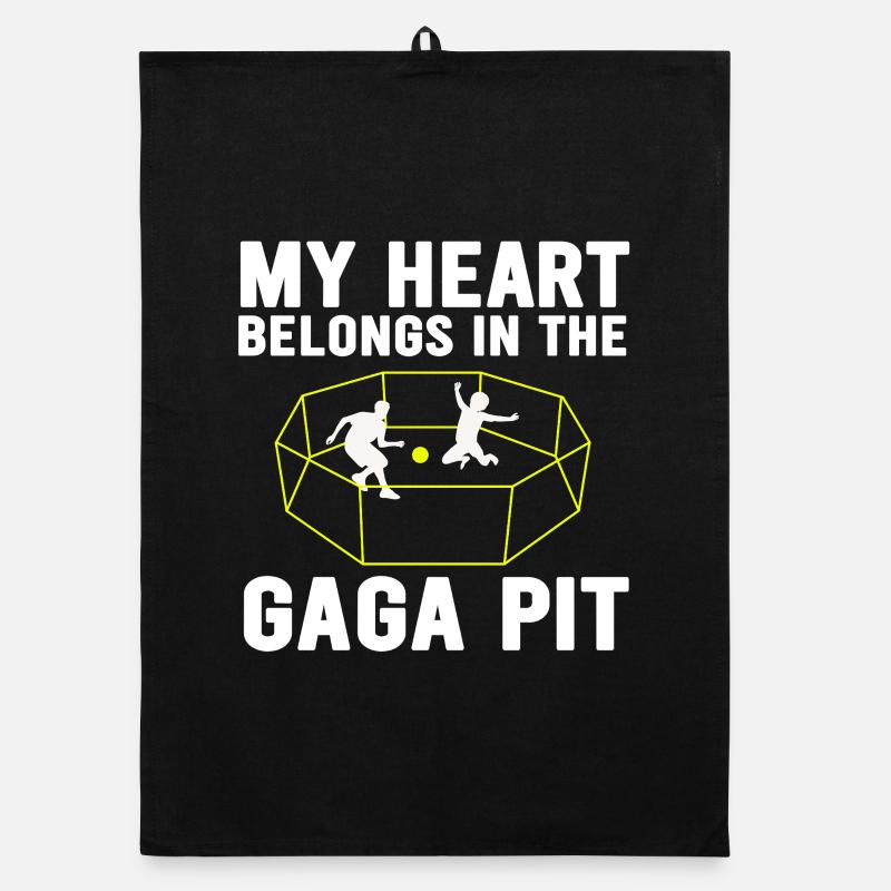 Gaga Pit Heart Tee Organic Geschirrtuch