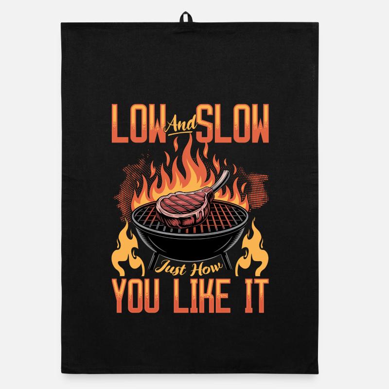 BBQ Grilling Meat Smoking Barbecue Organic dish towel