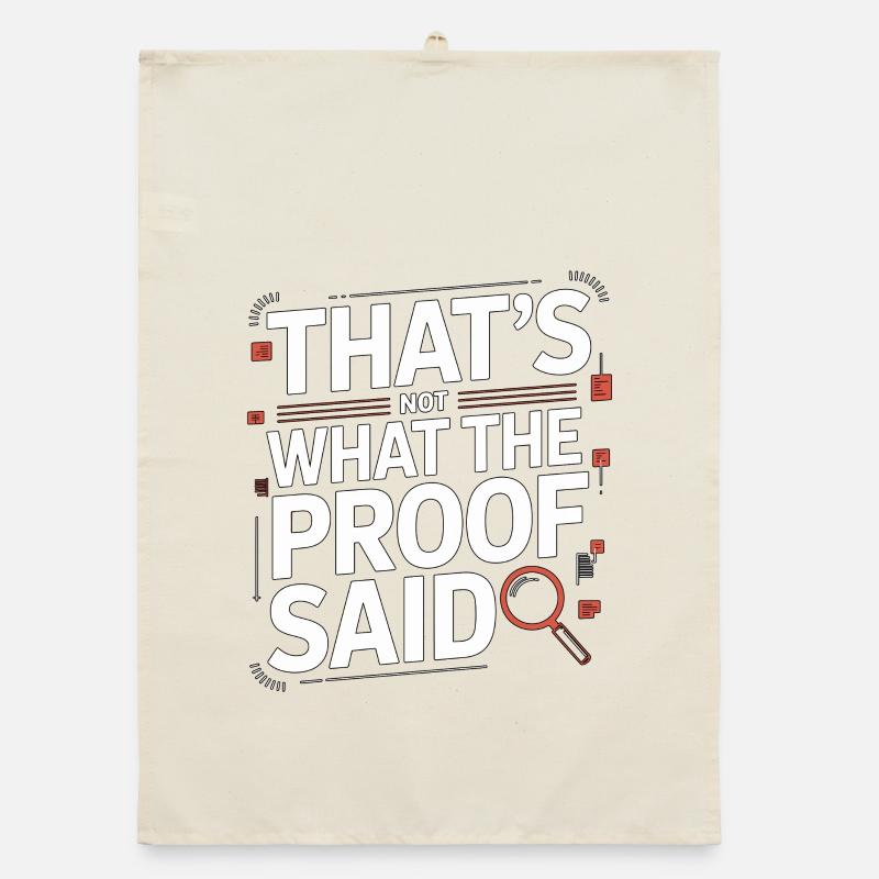 Print Designer That's Not What Pattern Designer Organic Geschirrtuch
