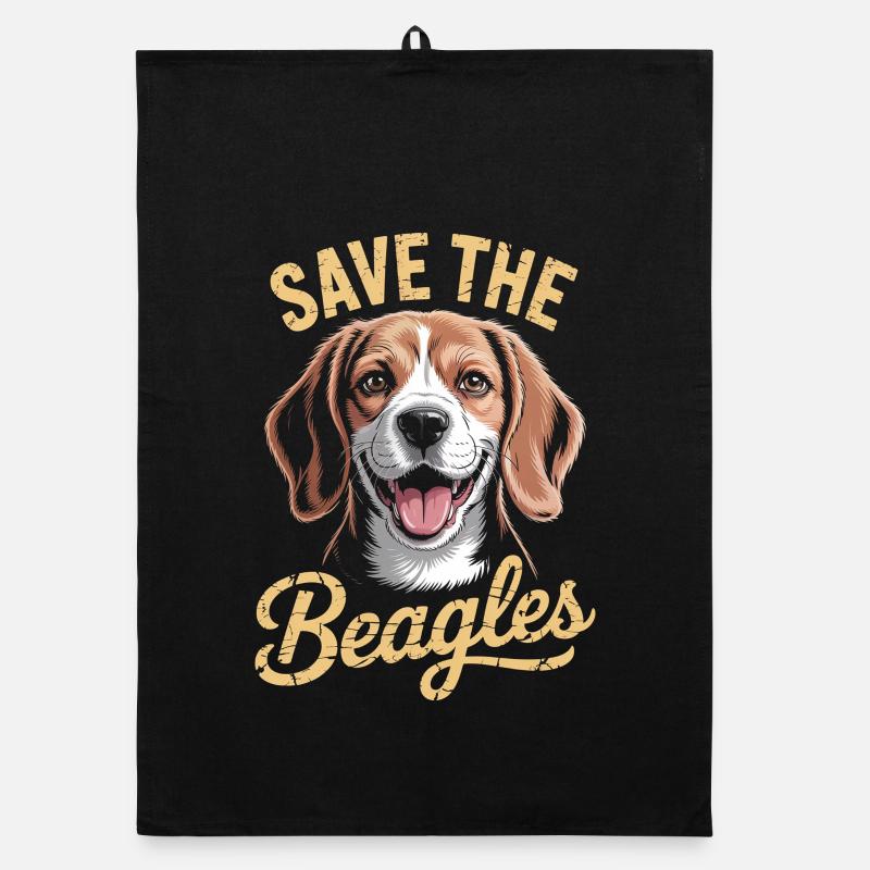 Sauvez les Beagle Torchon bio