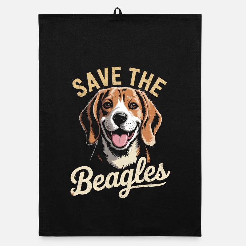Sauvez les Beagle Torchon bio