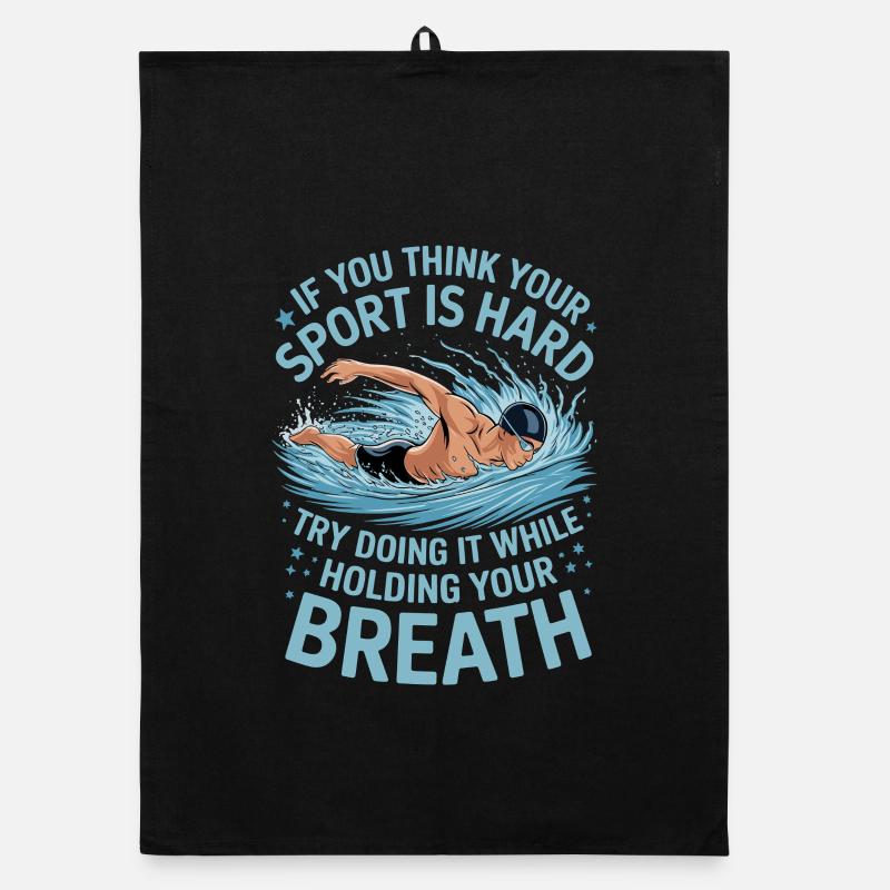 If you think your sport is hard, give it a try Organic dish towel